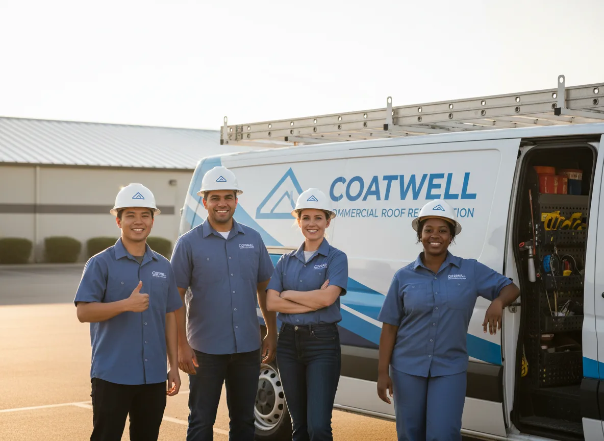 Commercial roof coating company in Summerhill, PA